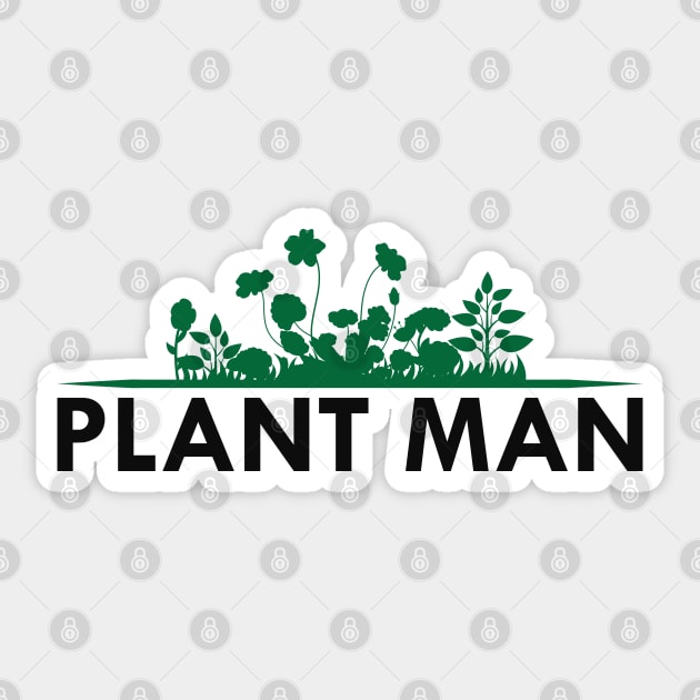 Plant Man Sticker by KC Happy Shop